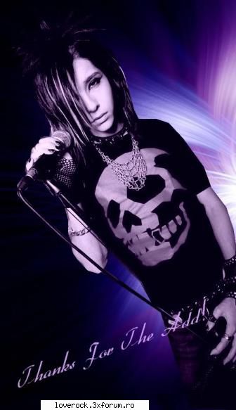Poze cu Bill cantand - ionela - Bill Kaulitz *solist* ♫♪